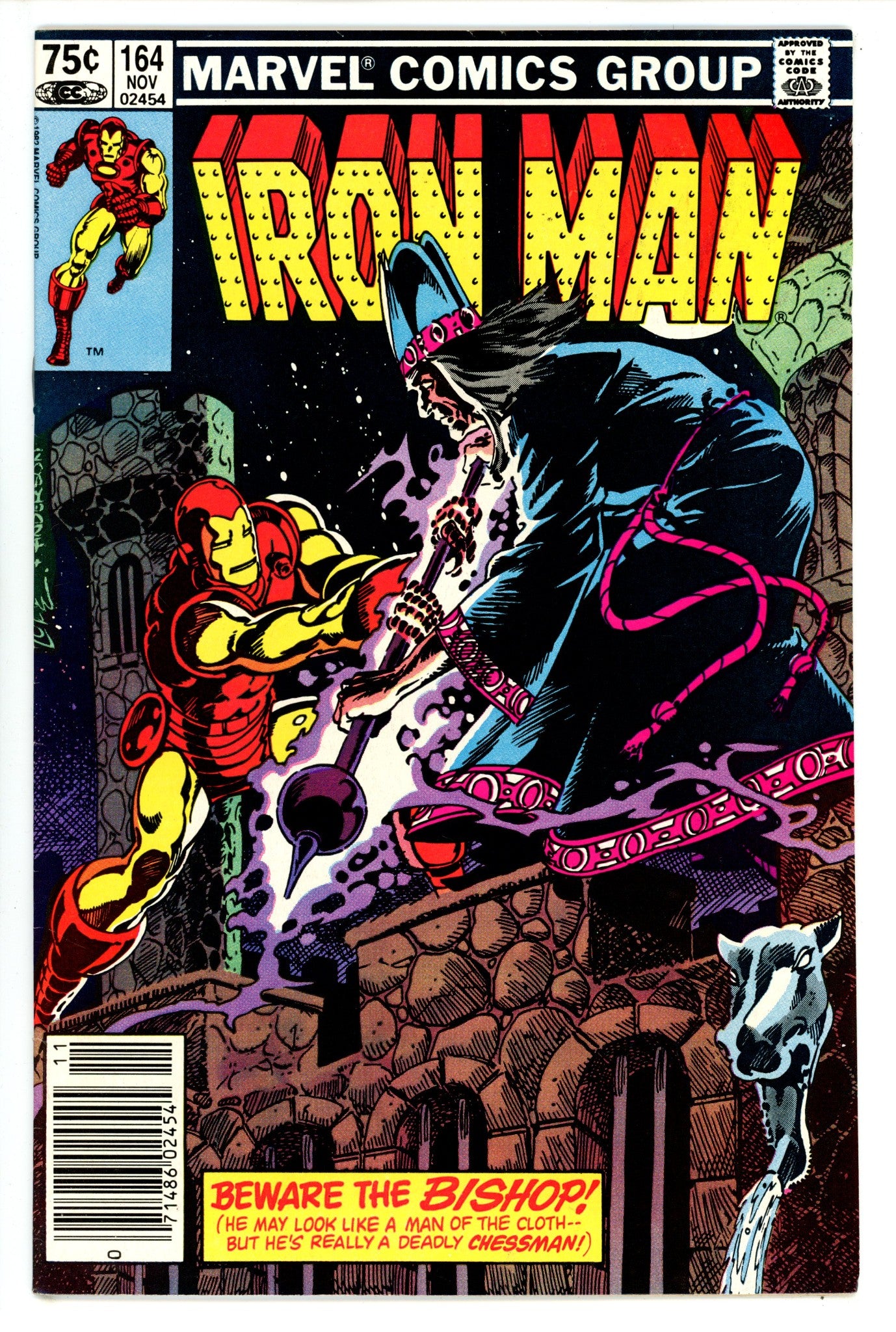 Iron Man Vol 1 164 Canadian Variant VF (1982)