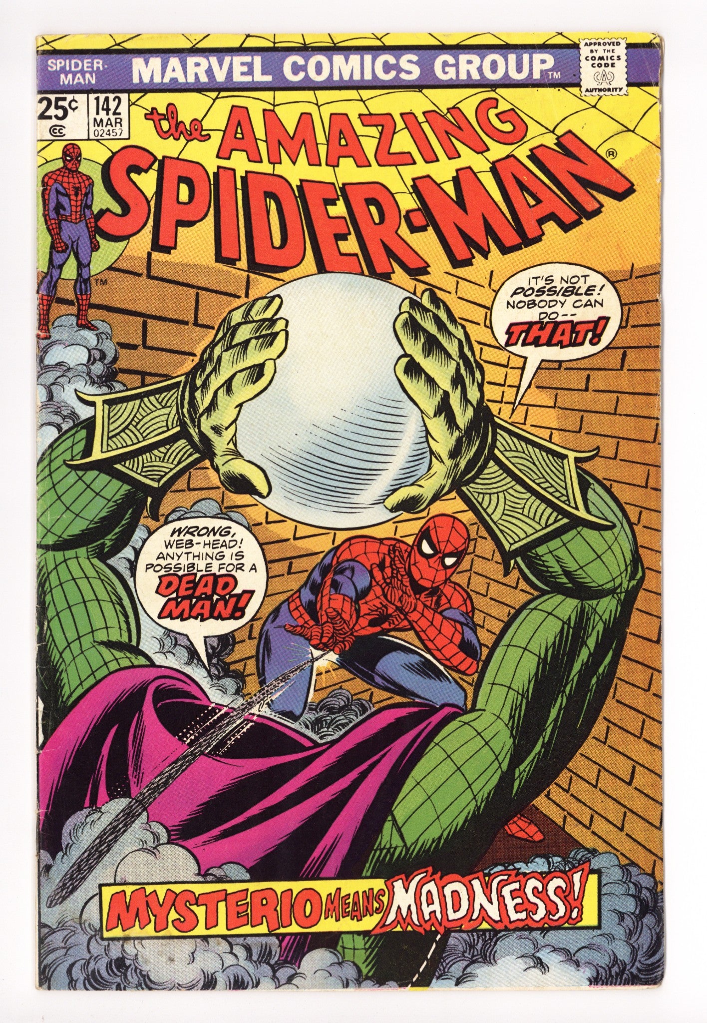 The Amazing Spider-Man Vol 1 142 GD/VG (3.0) (1975) 