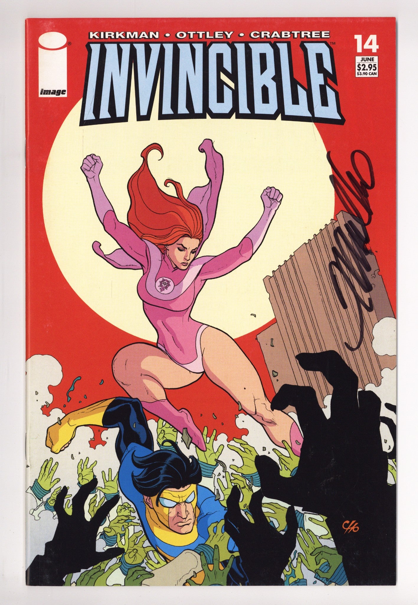 Invincible 14 VF- (7.5) (2004) Signed x1 Cover Frank Cho 