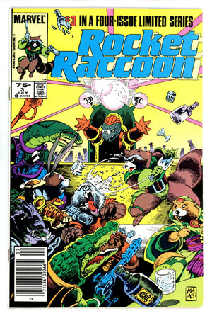 Rocket Raccoon Vol 1 3 VF+ (8.5) (1985) Newsstand