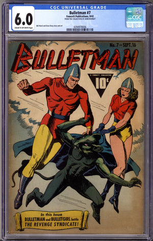 Bulletman 7 CGC 6.0 (FN) (1942)