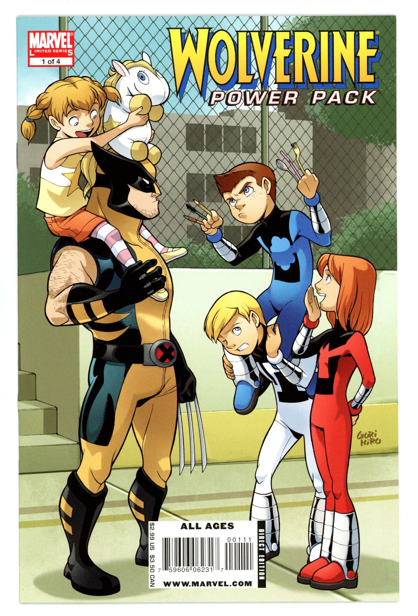 Wolverine and Power Pack 1 High Grade (2009) 