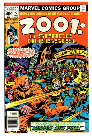 2001, A Space Odyssey  5  VF/NM (9.0)  (1977)   