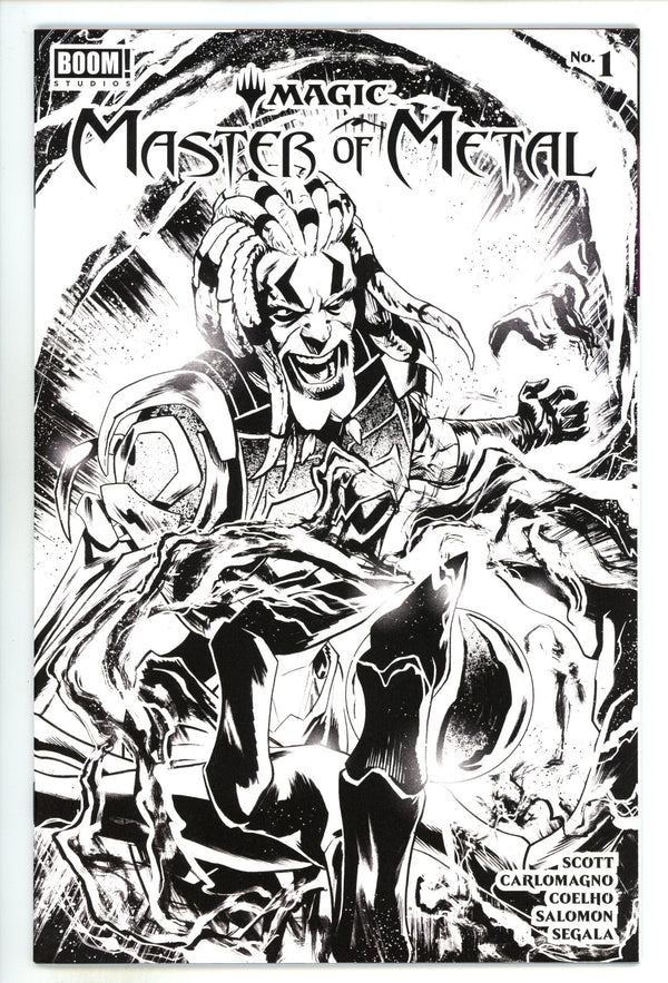 Magic: Master of Metal 1 High Grade (2021) Gorham B&W Variant