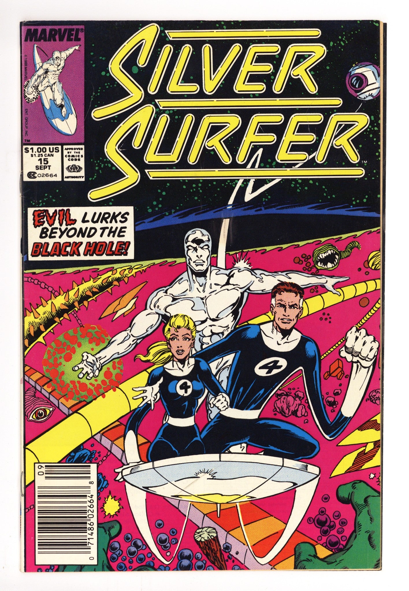 Silver Surfer Vol 3 15 Low Grade (1988) Newsstand 
