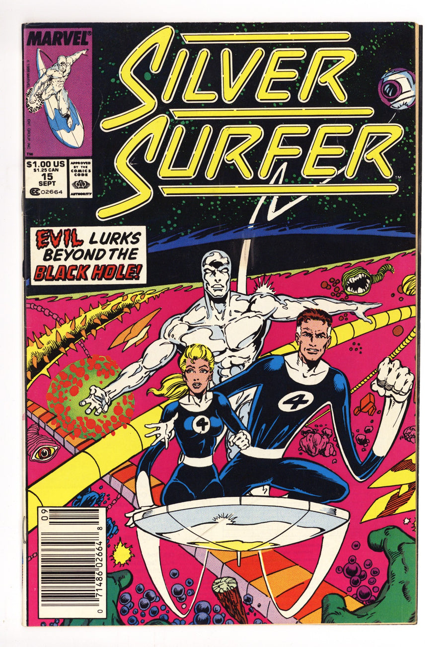 Silver Surfer Vol 3 15 Low Grade (1988) Newsstand 