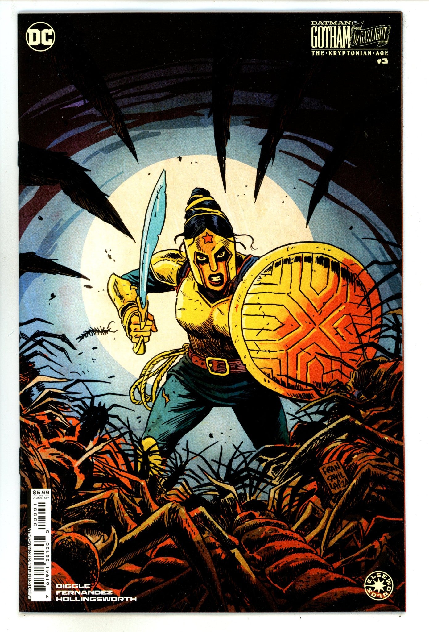 Batman Gotham By Gaslight The Kryptonian Age 3 Francavilla Variant (2024)