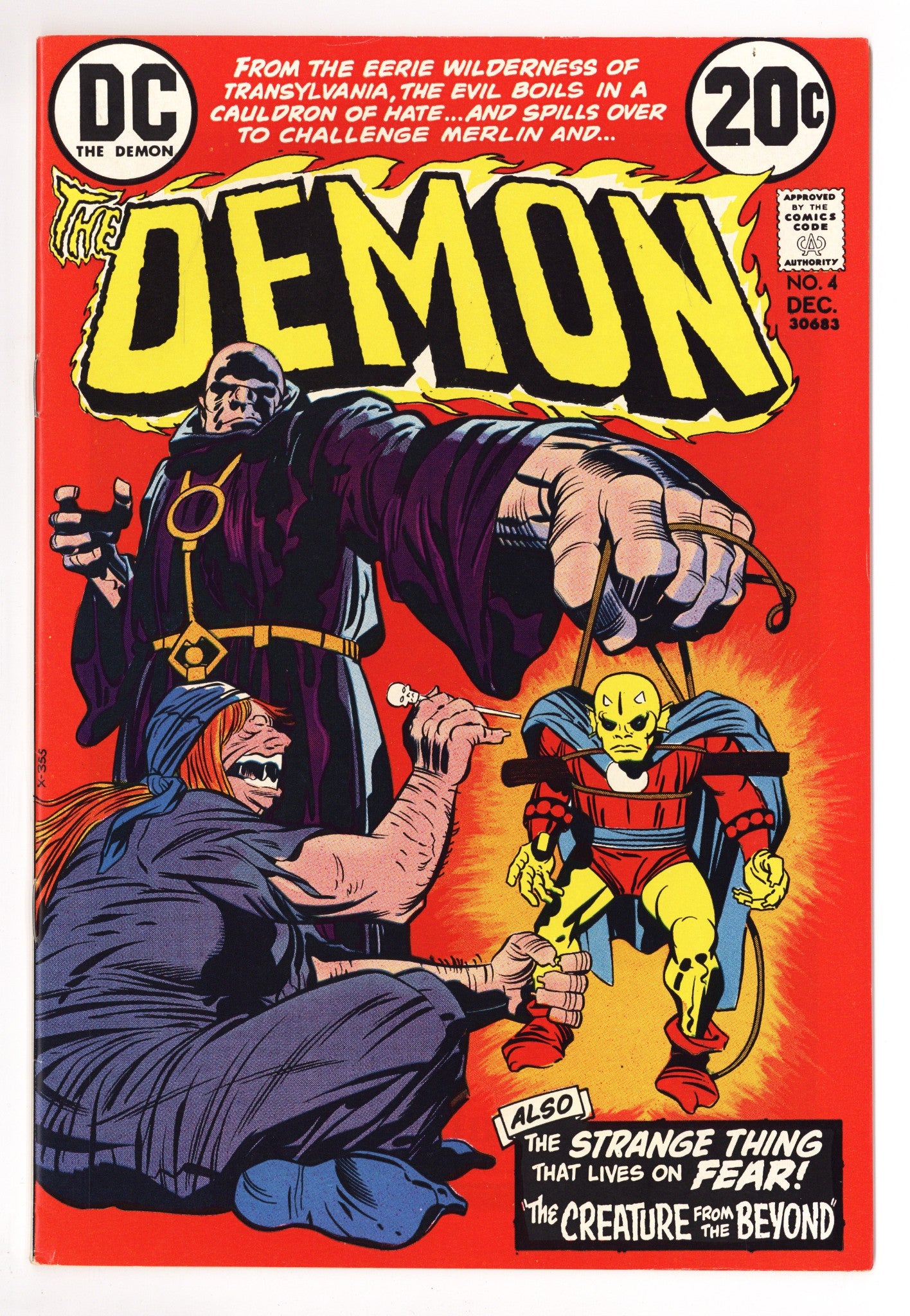 The Demon Vol 1 4 VF+ (8.5) (1972) 