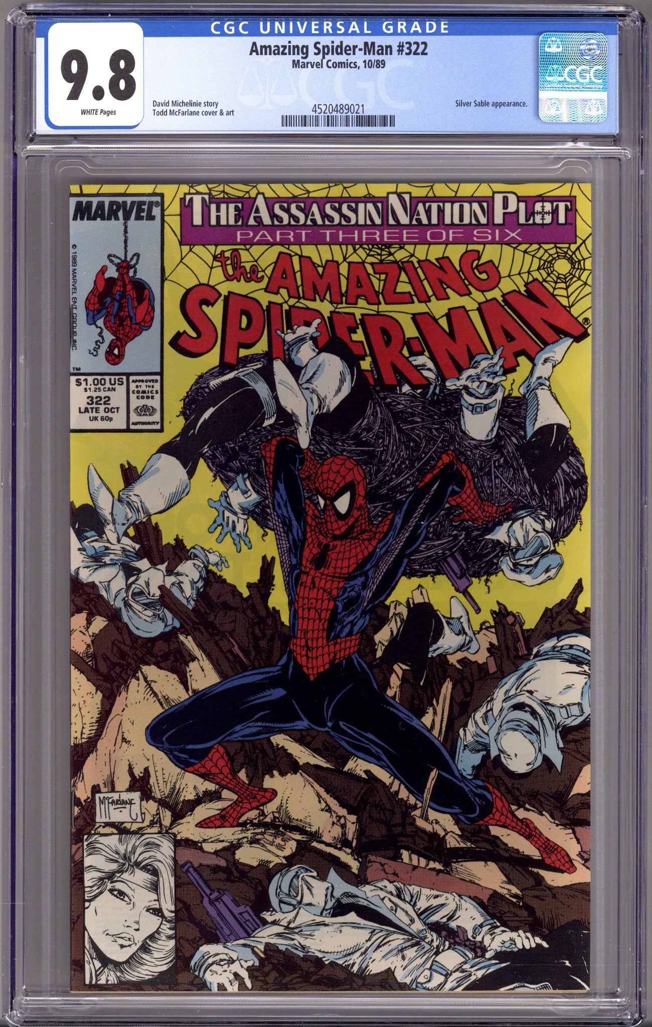 The Amazing Spider-Man Vol 1 322 CGC 9.8 (NM/M) (1989) 