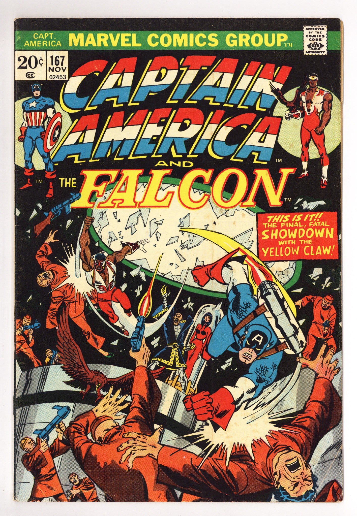 Captain America Vol 1 167 VG (4.0) (1973) 