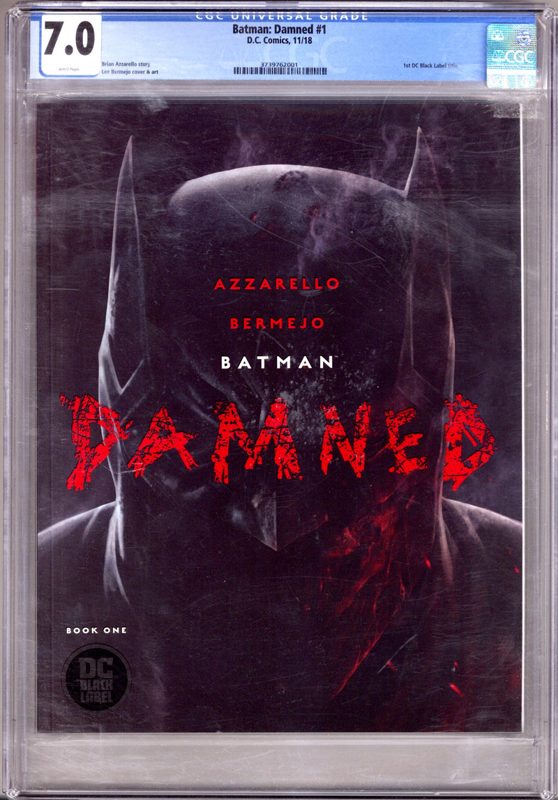 Batman: Damned 1 CGC 7.0 (FN/VF) Scuffed Case (2018) 