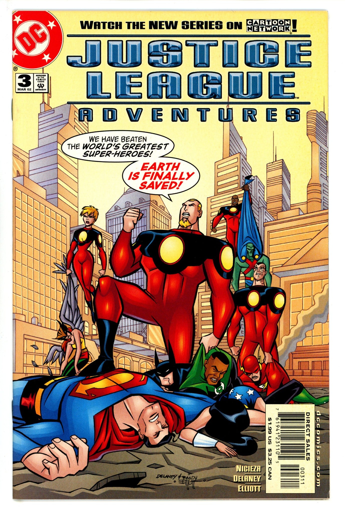 Justice League Adventures 3 VF+ (2002)