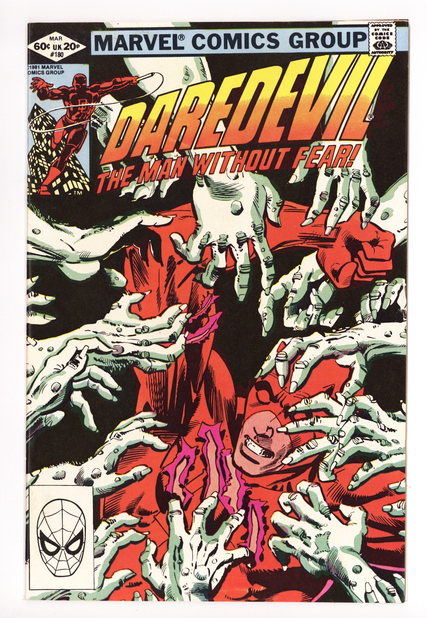 Daredevil Vol 1 180 Mid Grade (1982) 