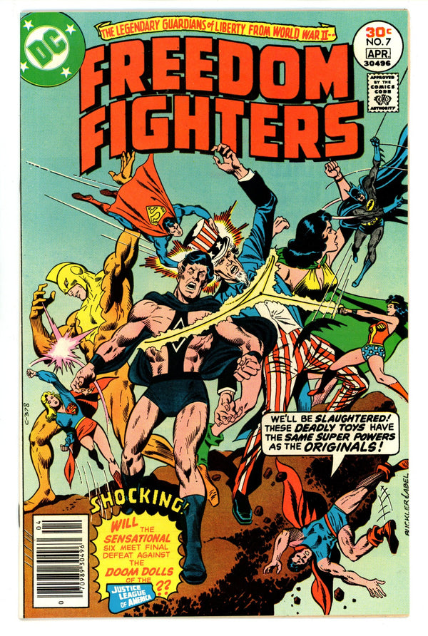Freedom Fighters Vol 1 7 VF+ (8.5) (1977)
