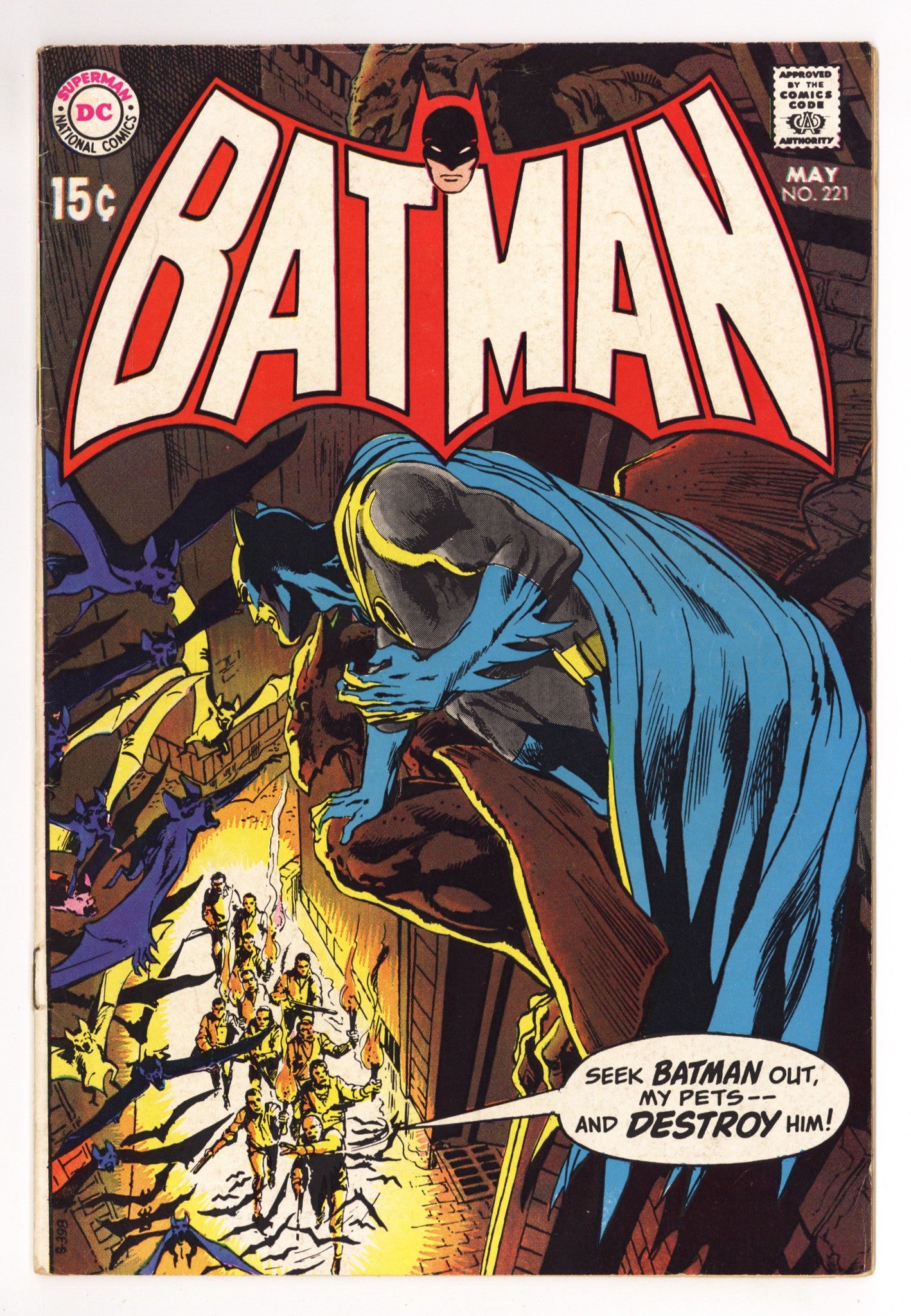 Batman Vol 1 221 VG/FN (5.0) (1970) 