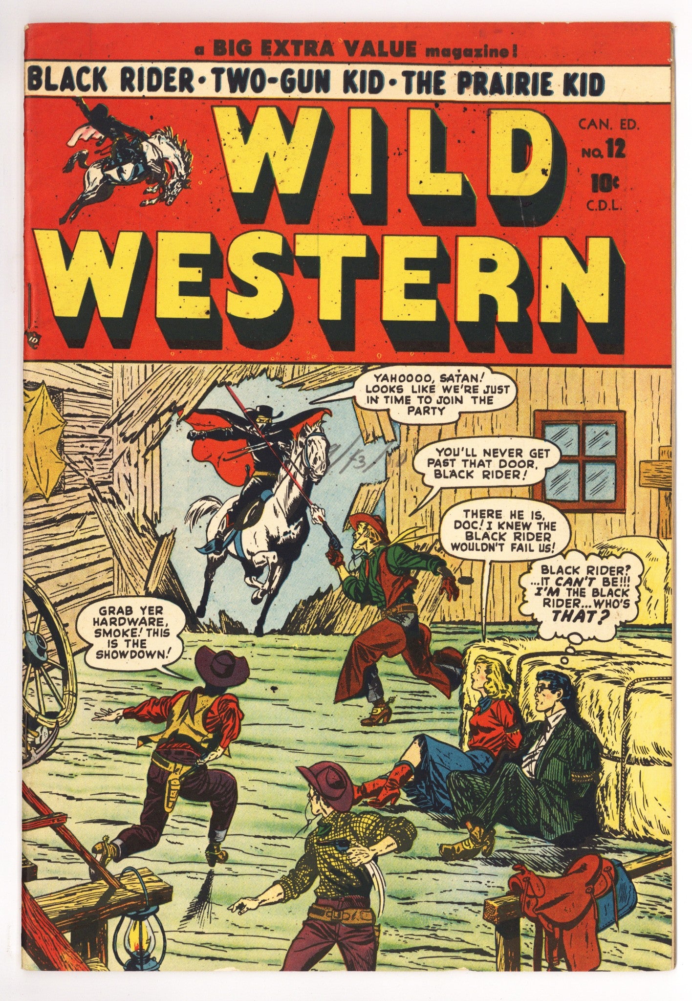 Wild Western 12 VG/FN (5.0) (1950) Canadian Edition 