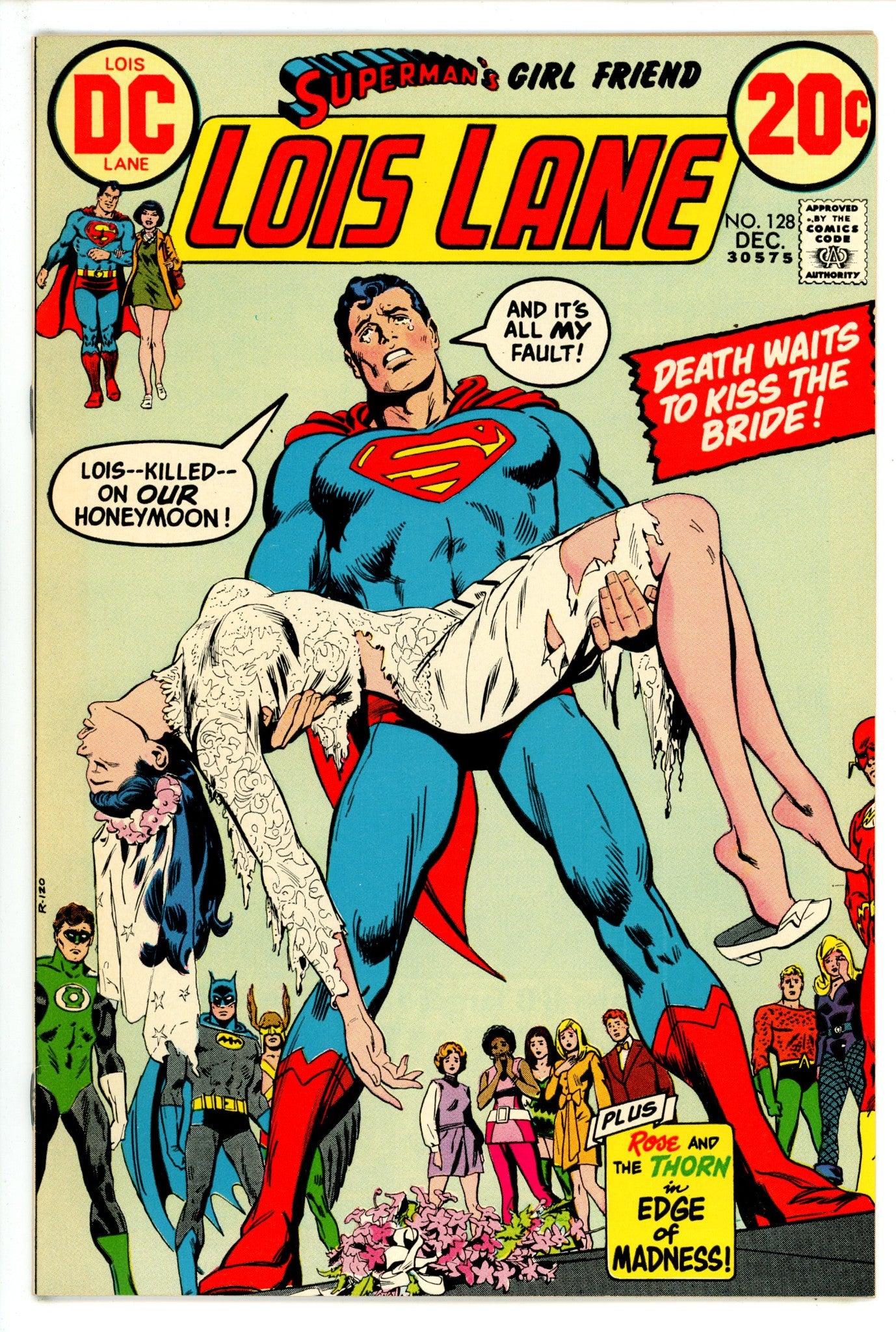 Superman's Girl Friend, Lois Lane 128 VF+ (8.5) (1972) 