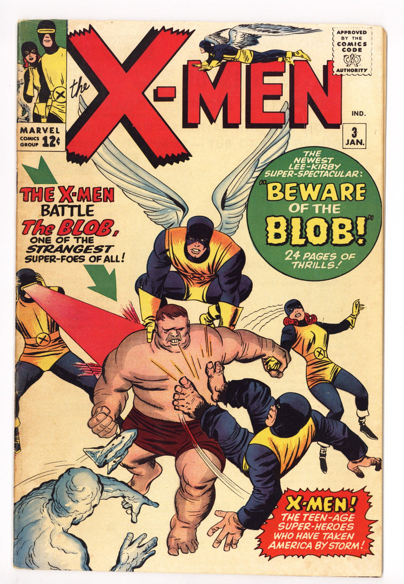 The X-Men Vol 1 3 FN- (5.5) (1964) 
