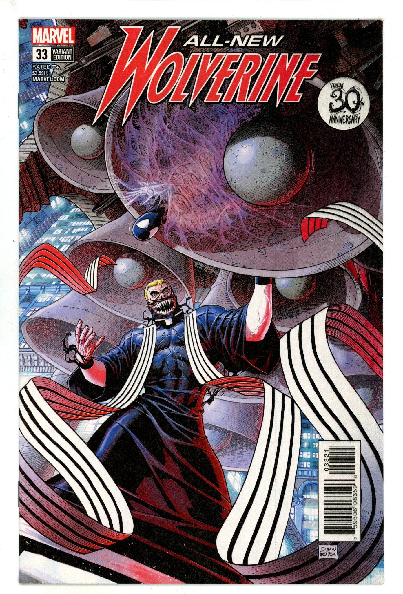 All-New Wolverine 33 High Grade (2018) Weaver Variant 