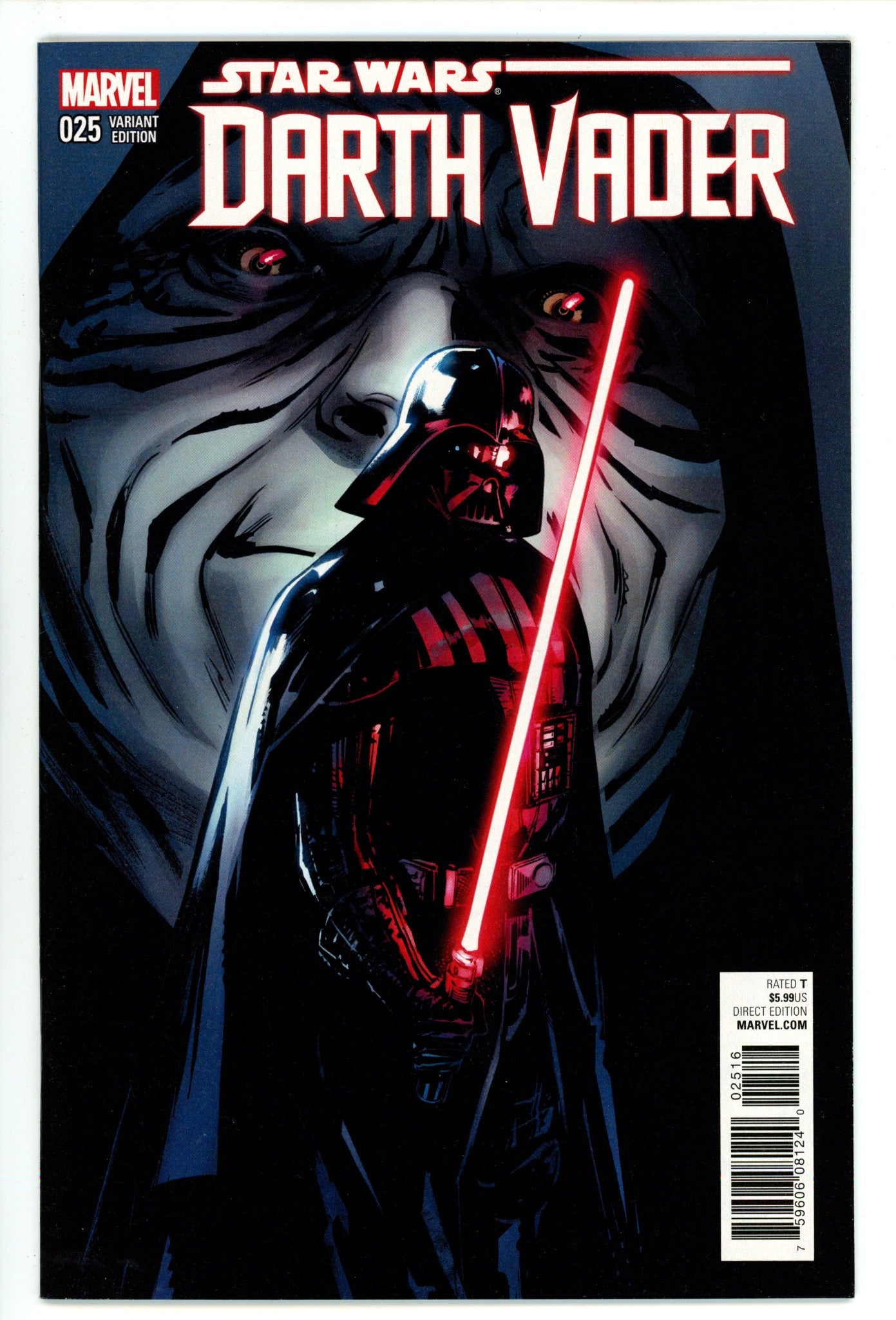 Darth Vader Vol 1 25 NM- (9.2) (2016) Pichelli Incentive Variant 