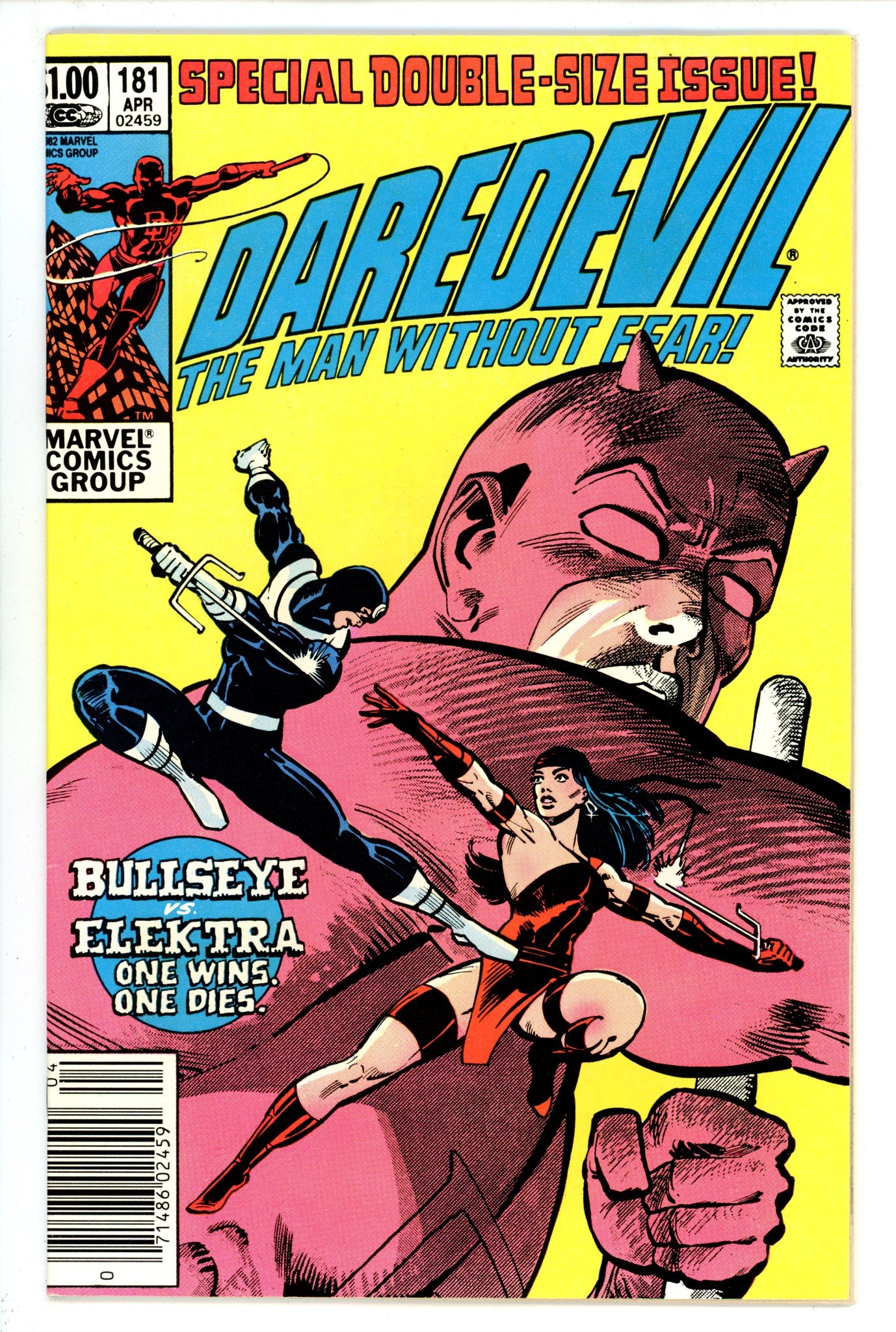Daredevil Vol 1 181 VF+ (8.5) (1982) Newsstand 
