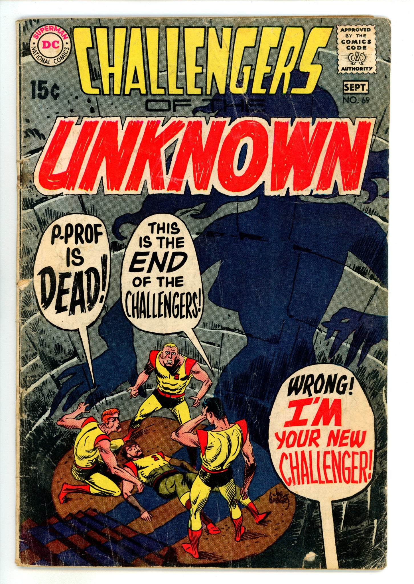 Challengers of the Unknown Vol 1 69 GD/VG (3.0) (1969) 