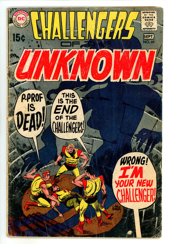 Challengers of the Unknown Vol 1 69 GD/VG (3.0) (1969)