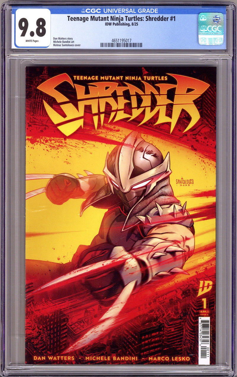 Teenage Mutant Ninja Turtles: Shredder 1 CGC 9.8 (NM/M) (2025) 