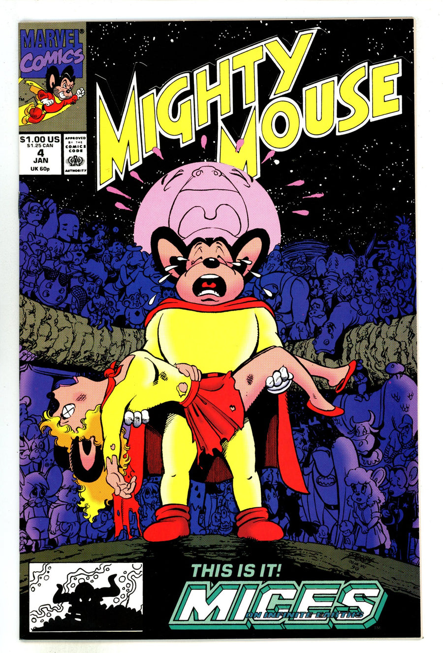 Mighty Mouse 4 VF+ (8.5) (1991) 