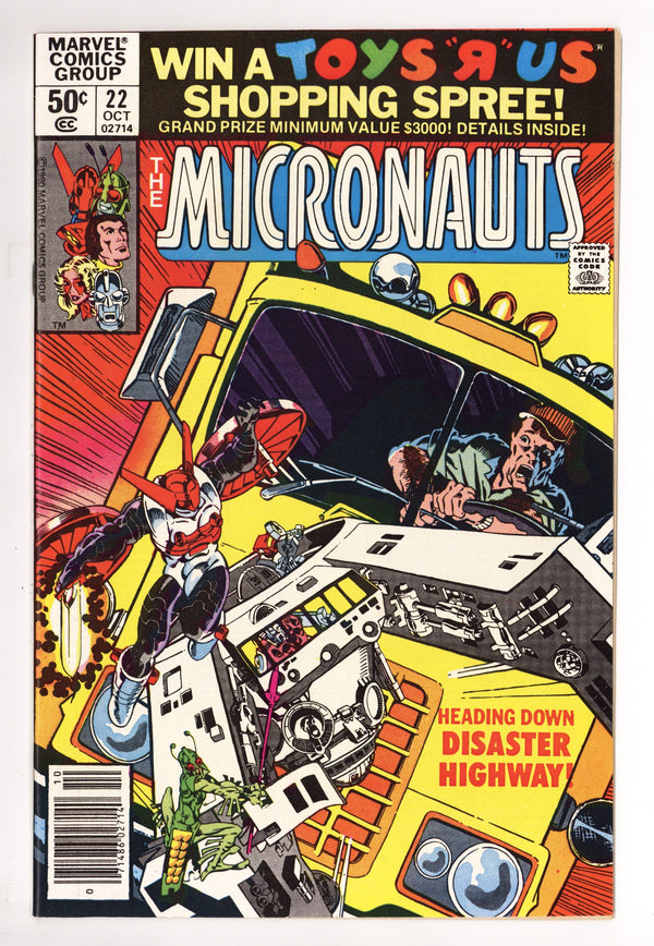 Micronauts Vol 1 22 Mid Grade (1980) Newsstand