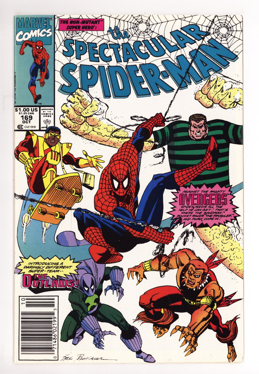 The Spectacular Spider-Man Vol 1 169 High Grade (1990) Newsstand 