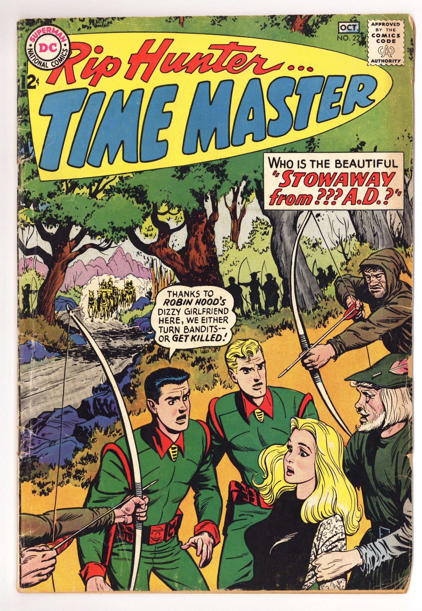 Rip Hunter... Time Master 22 GD/VG (3.0) (1964) 