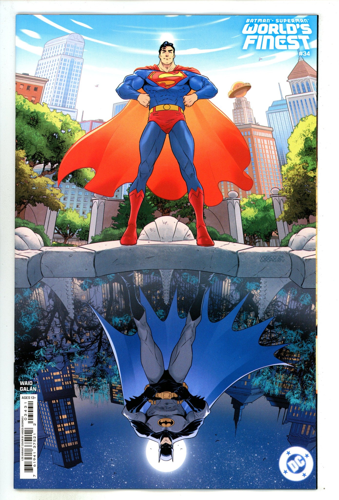 Batman Superman Worlds Finest Vol 2 34 Georgiev Incentive Variant NM- (2024)