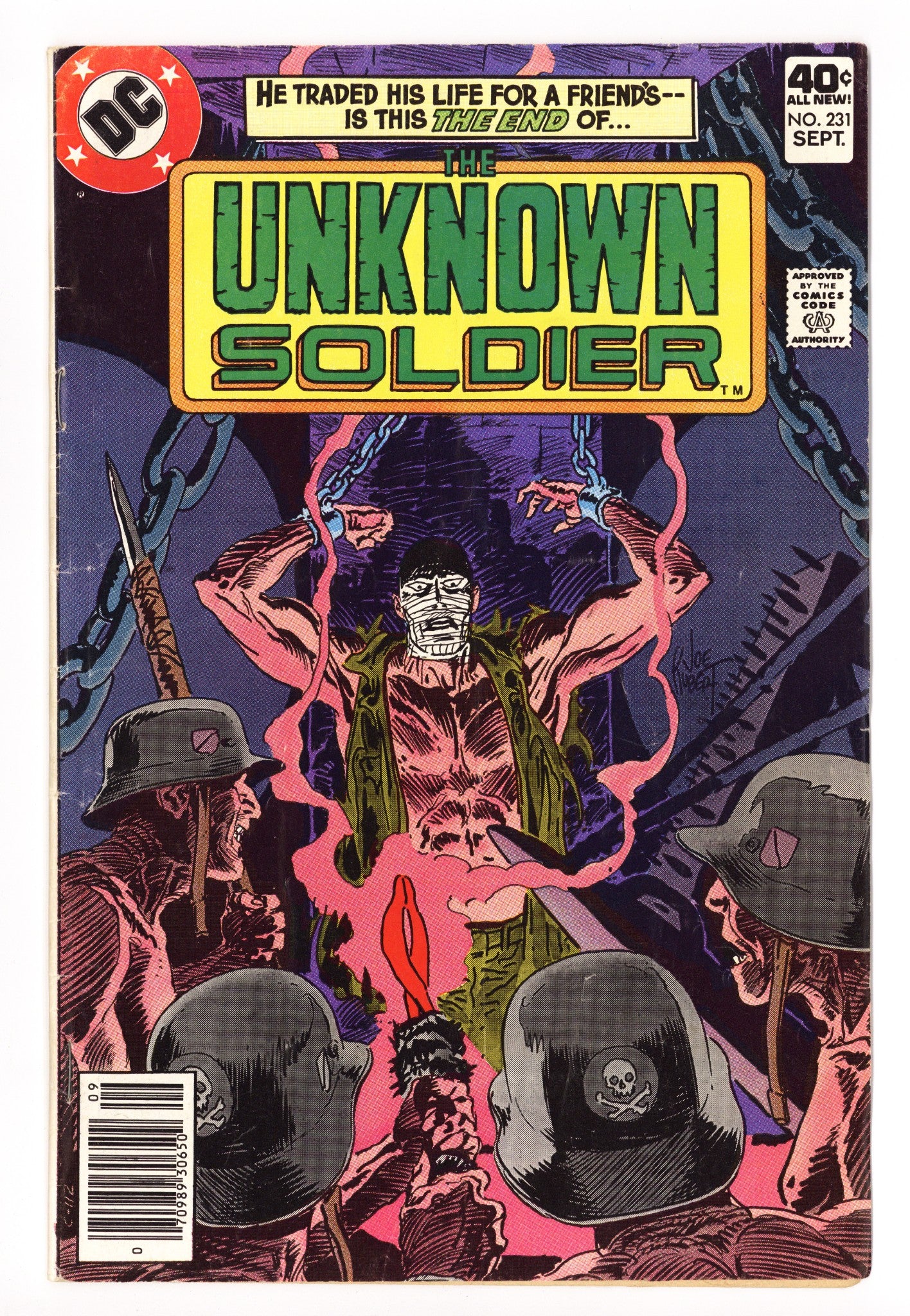 Unknown Soldier Vol 1 231 Low Grade (1979) 