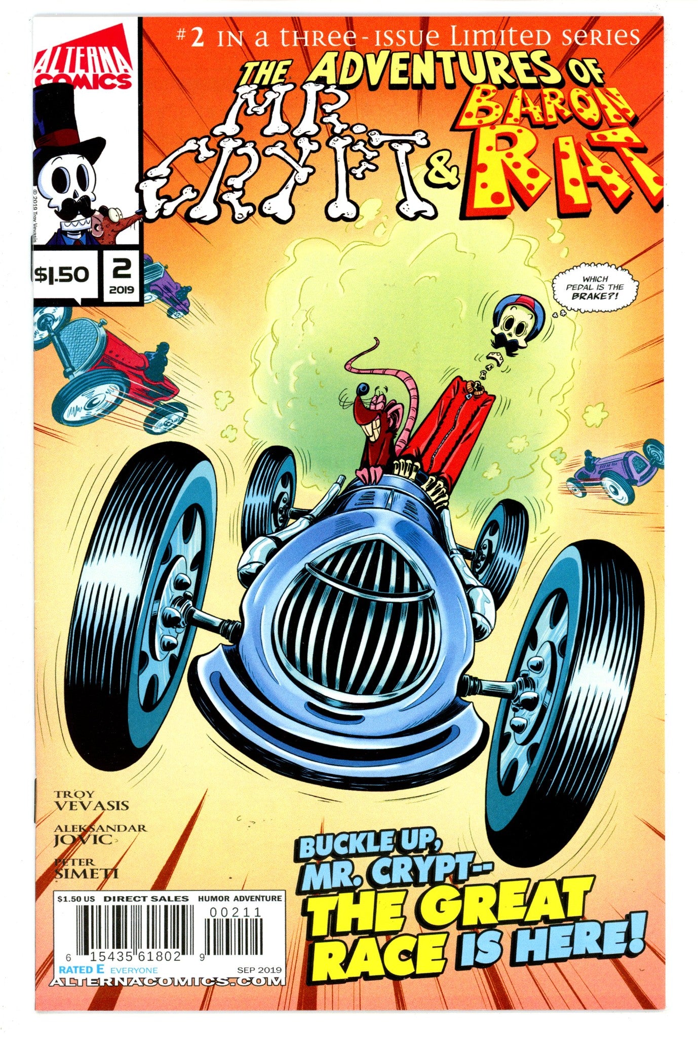 The Adventures of Mr. Crypt and Baron Rat 2 Mid Grade (2019) 
