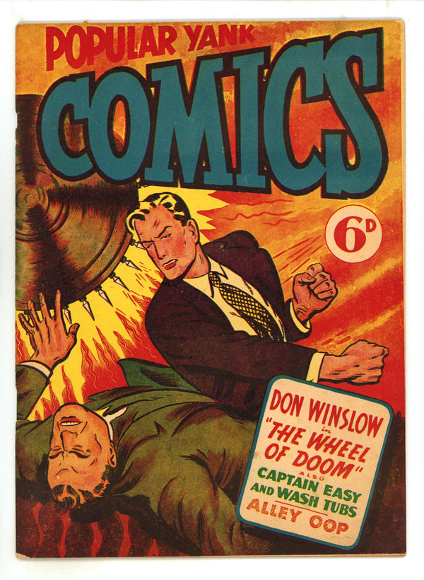 Popular Yank Comics 2 FN+ (6.5) (1945)