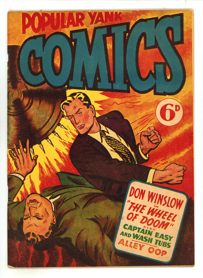 Popular Yank Comics 2 FN+ (6.5) (1945) 