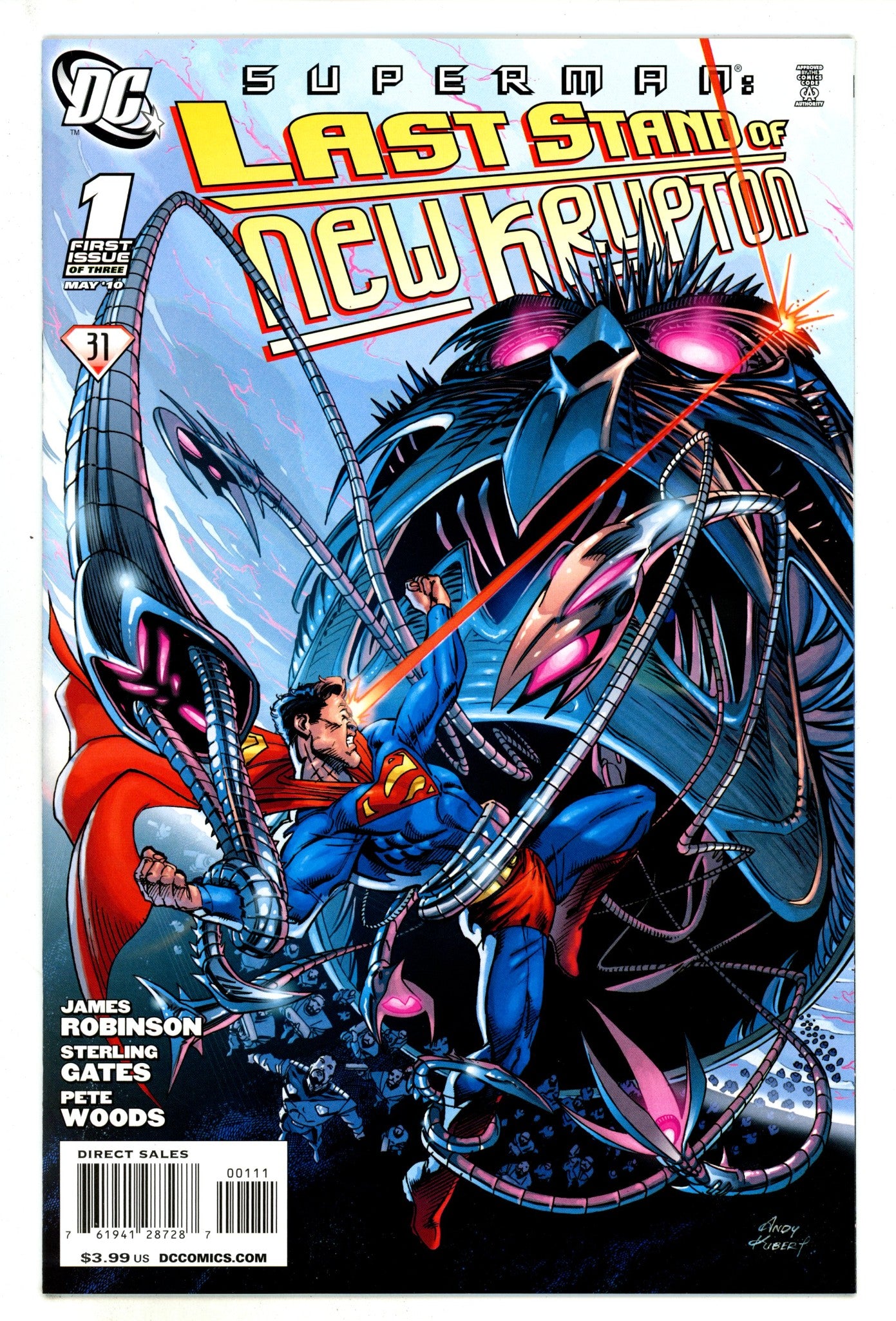 Superman: Last Stand of New Krypton 1 High Grade (2010) 