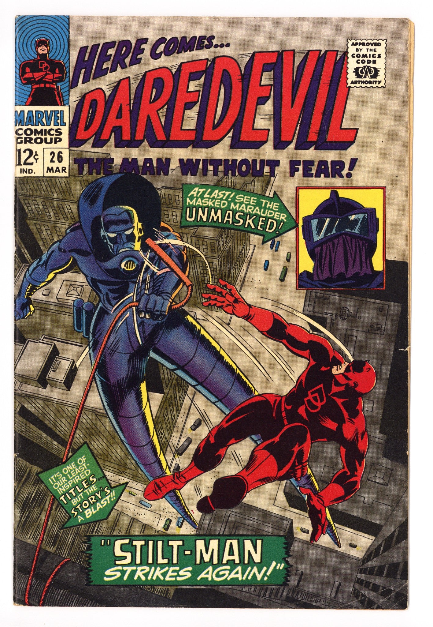 Daredevil Vol 1 26 FN+ (6.5) (1967) 