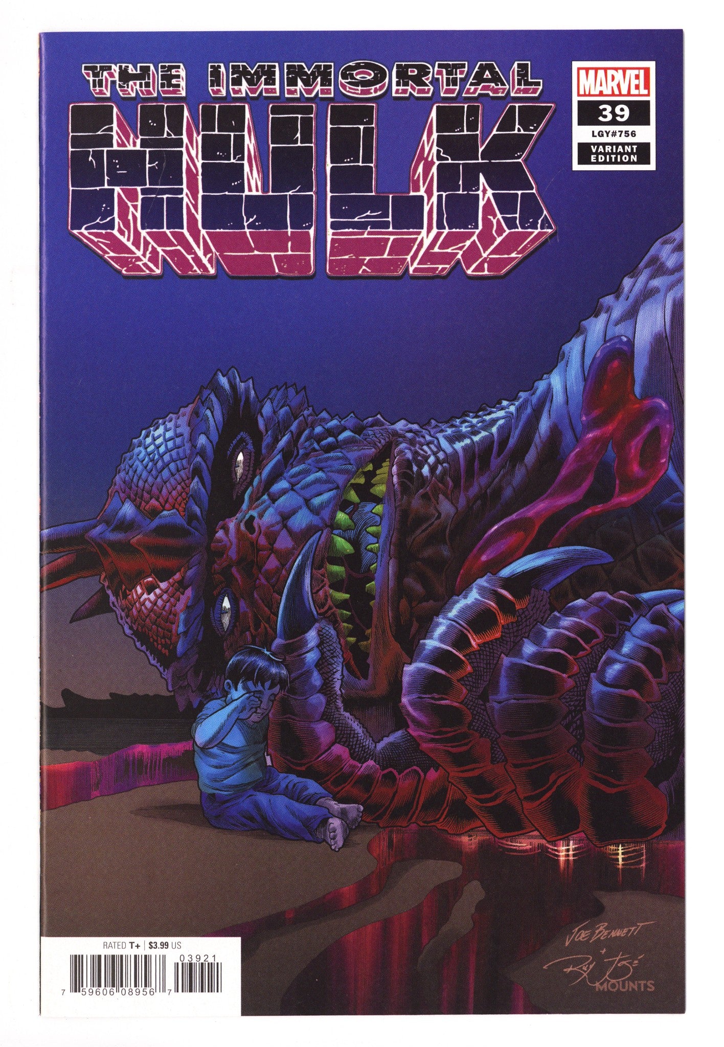 Immortal Hulk 39 High Grade (2020) Bennett Variant 