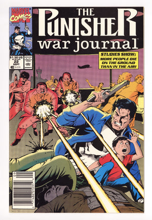 The Punisher War Journal Vol 1 22 Mid Grade (1990) Newsstand