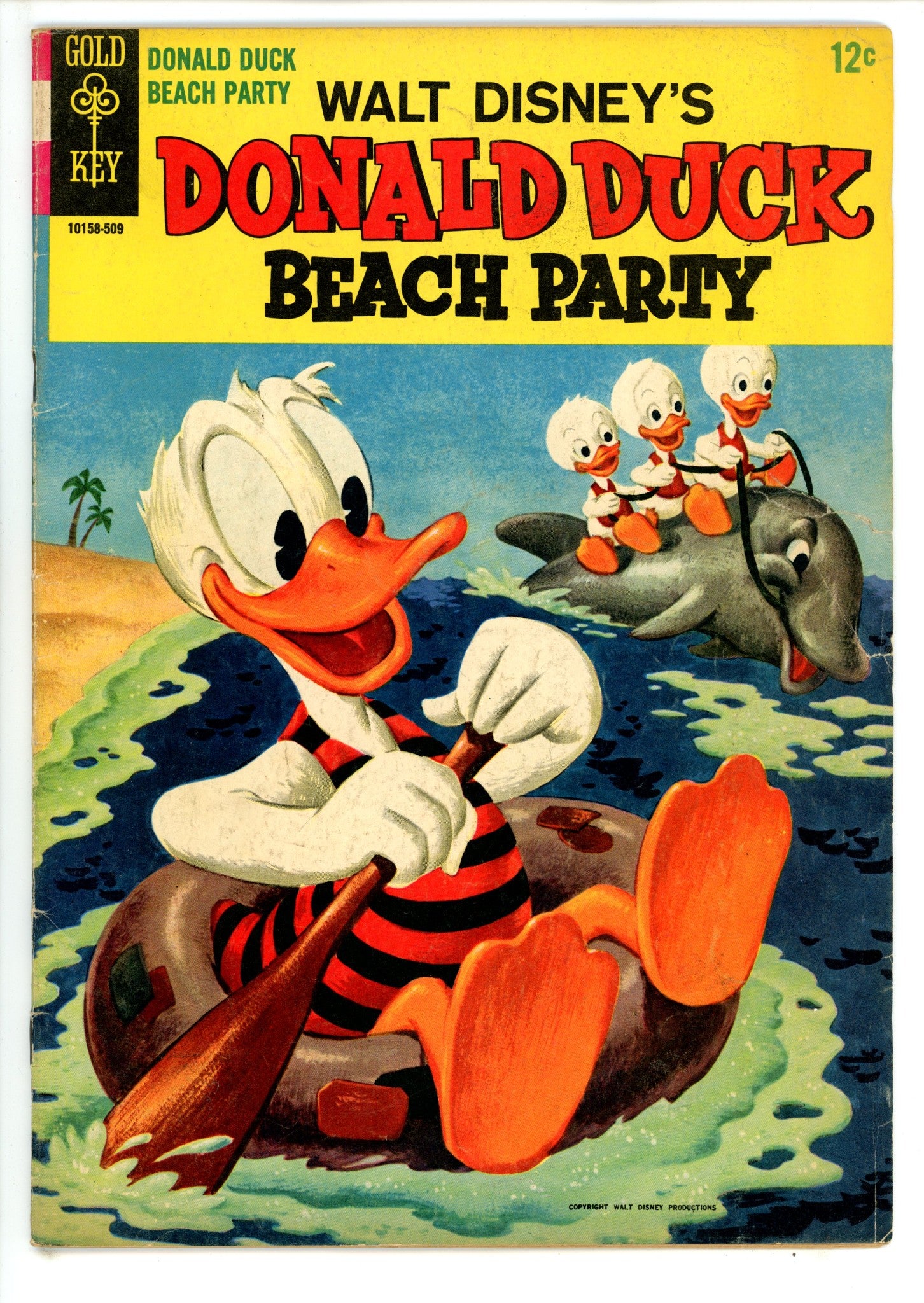 Walt Disney's Donald Duck Beach Party 1 VG (1965)
