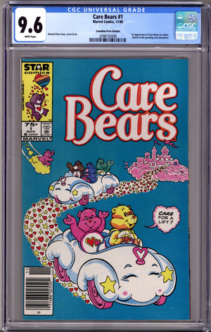 Care Bears   1 CGC 9.6 (NM+)   (1985)     Canadian Price Variant