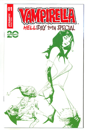 Vampirella Helliday 2024 Special 1 Lee Green Line Art Variant (2024)
