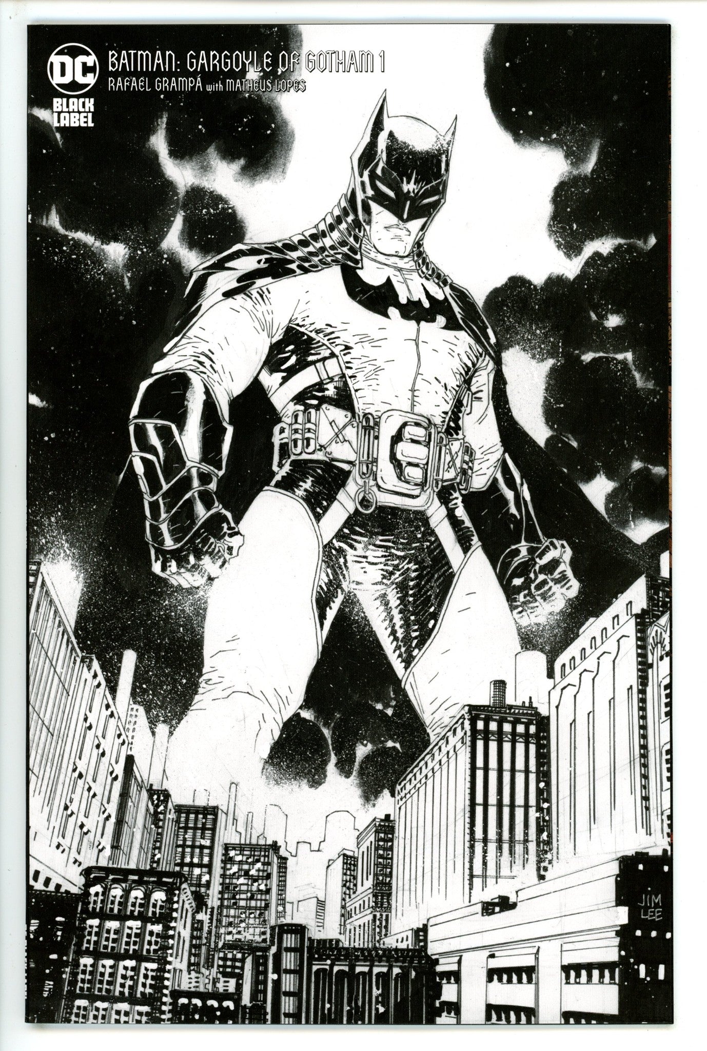 Batman Gargoyle Of Gotham 1 Lee B&W Incentive Variant NM- (2023)