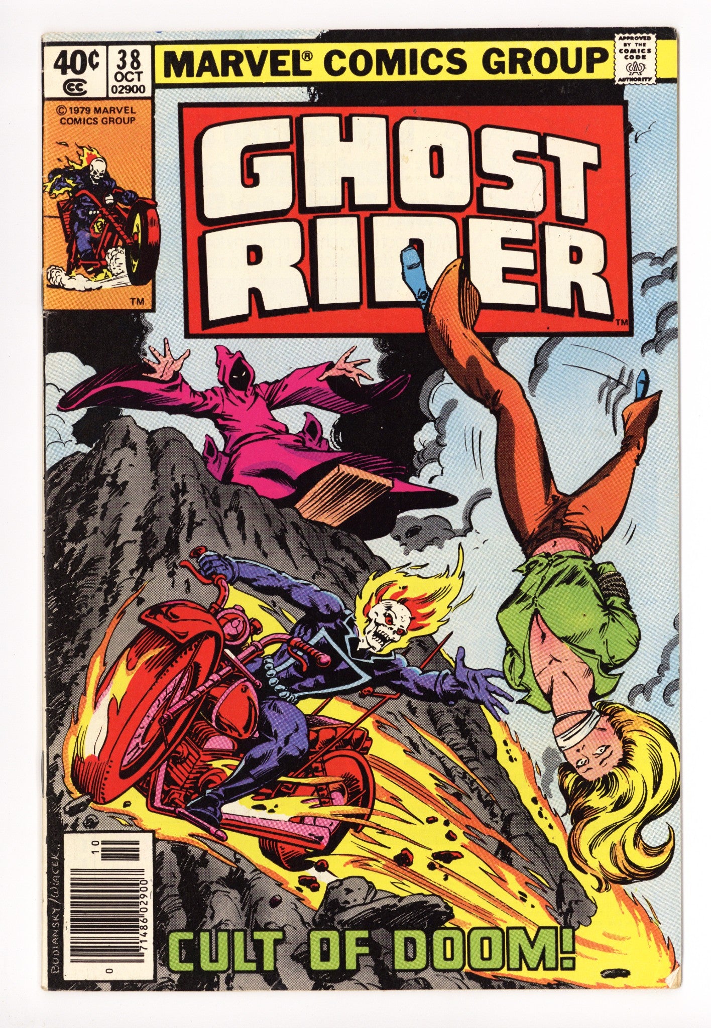 Ghost Rider Vol 1 38 Mid Grade (1979) Newsstand 