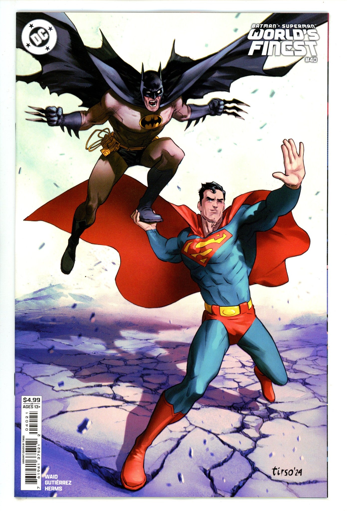 Batman Superman Worlds Finest 40 Cons Variant (2025)