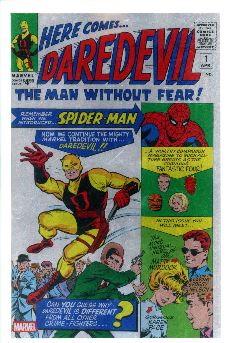 Daredevil Vol 1 1 Kirby Facsimile Foil Variant (2025)