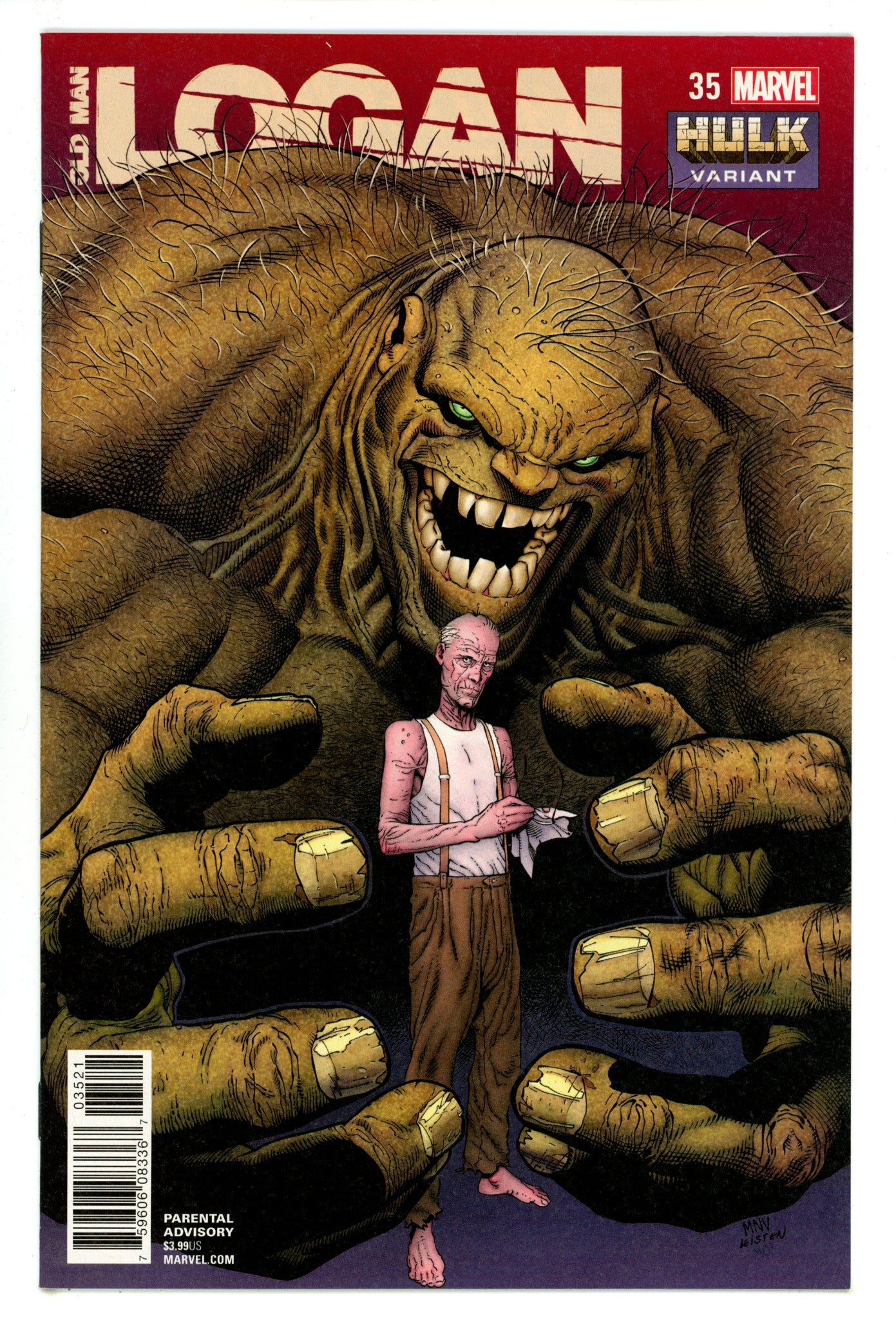 Old Man Logan Vol 2 35 High Grade (2018) McNiven Variant 