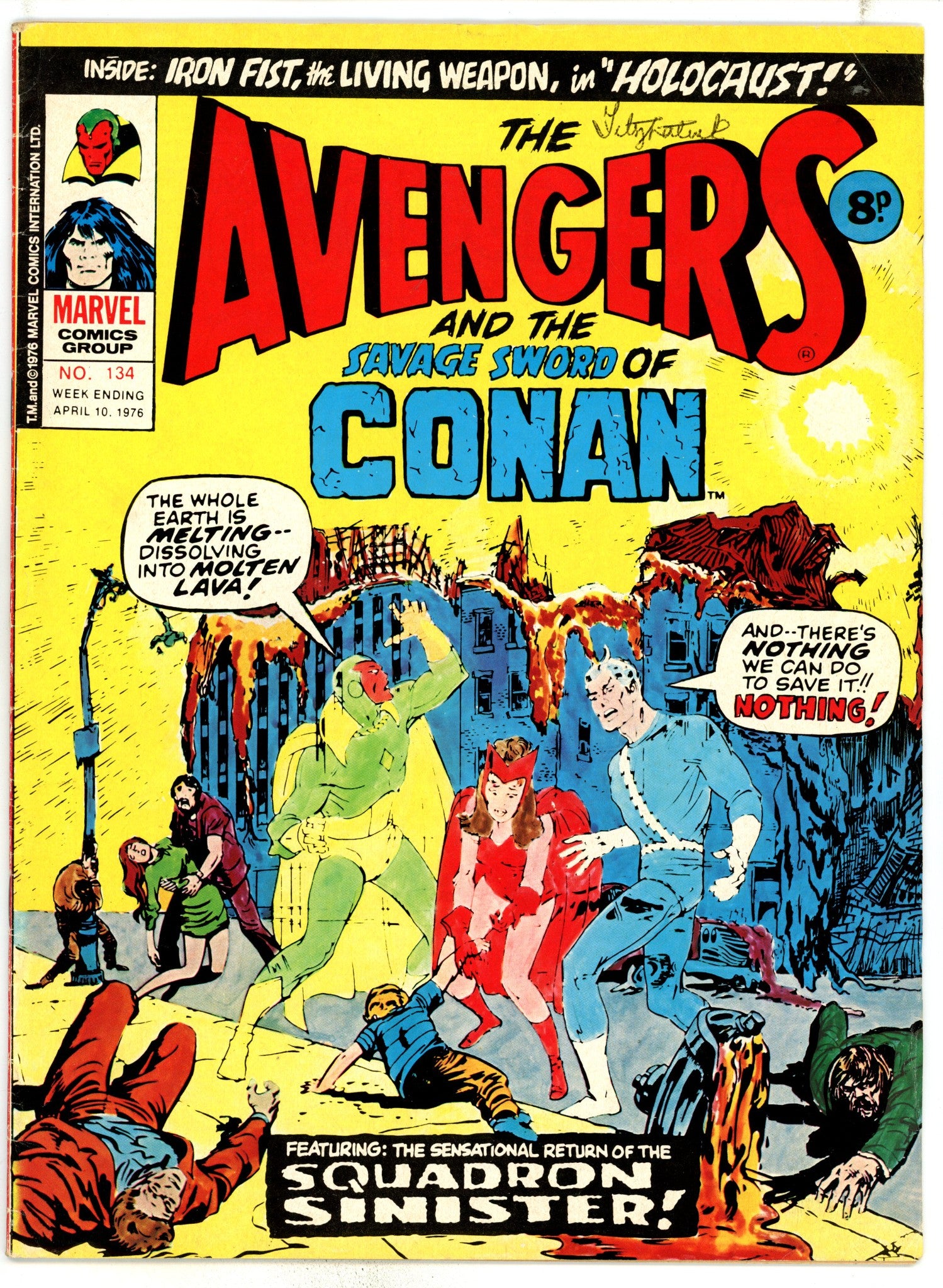 The Avengers 134 FN- (5.5) (1976) 